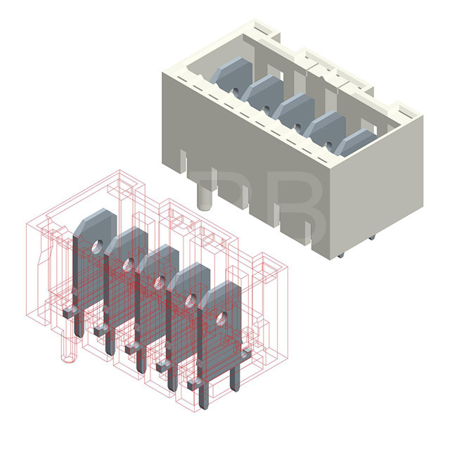 RAST 5.0 idc cable konnektör Konektory M9403